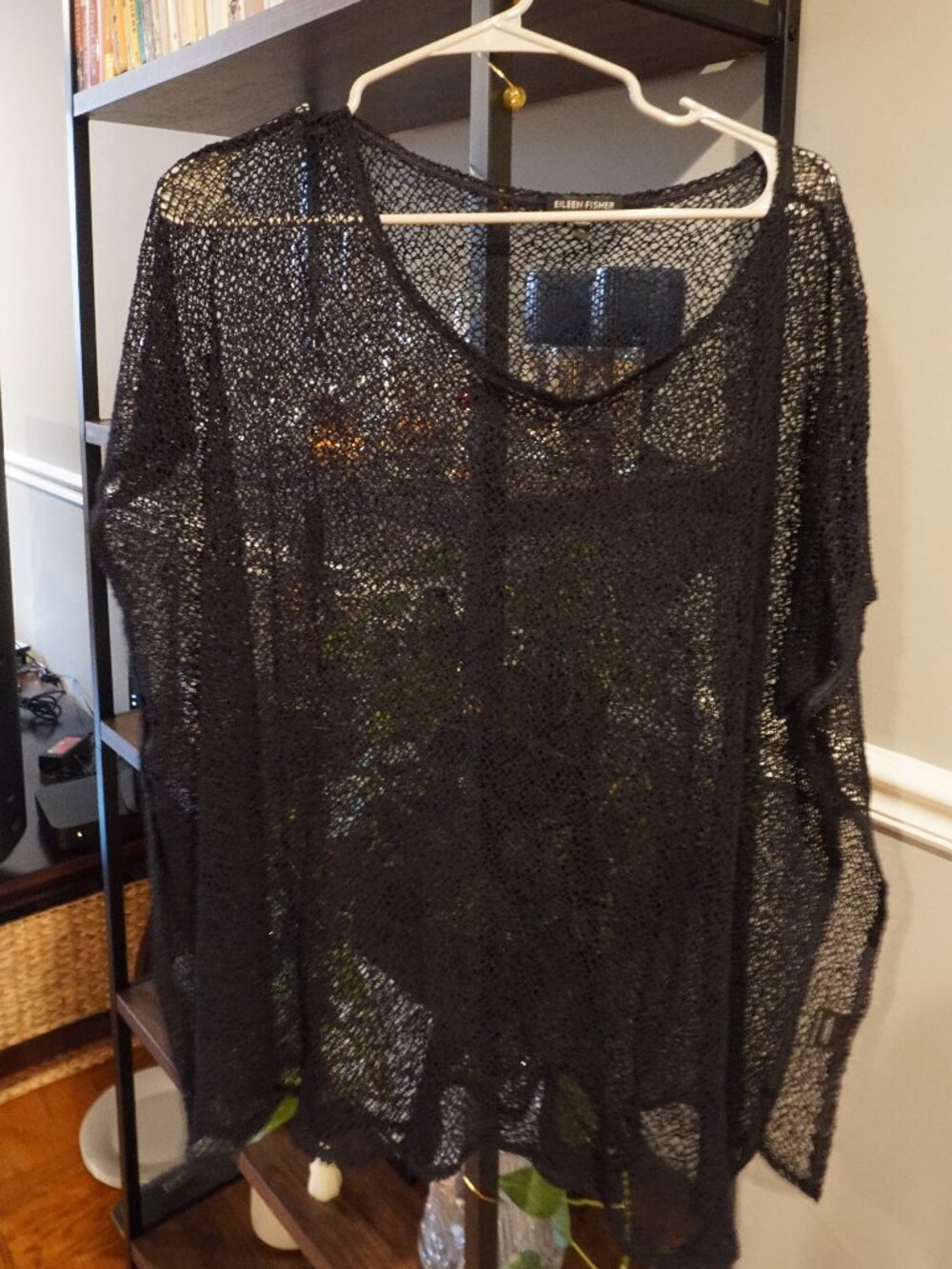 Eileen Fisher Net Poncho